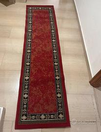 Tappeto runner rosso 58 x 230 cm