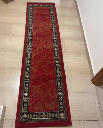 Tappeto runner rosso 58 x 230 cm