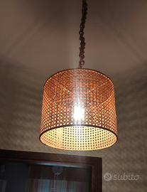 LAMPADARIO IN VIMINI