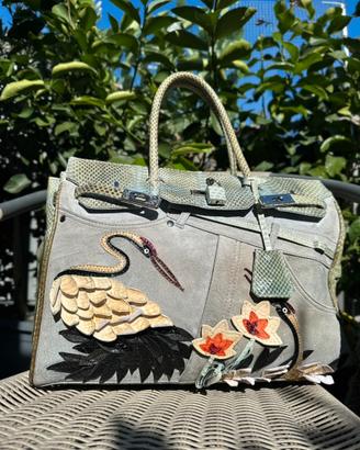Borsa a mano Tosca Blu in vera pelle