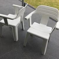 4 sedie ROVERGARDEN bianche 