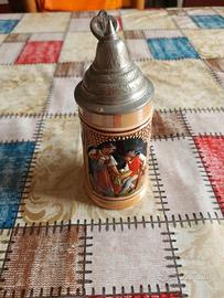 Boccale Birra DRM Ceramica Peltro