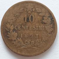 10 centesimi 1893 umberto I 