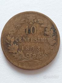 10 centesimi 1893 umberto I 