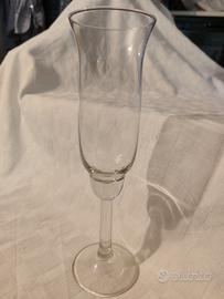 n.9 bicchieri cristallo per champagne 
