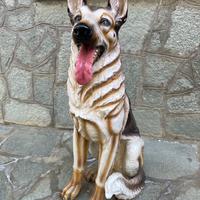 Statua in ceramica 70 cm - Pastore tedesco