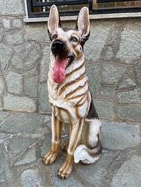 Statua in ceramica 70 cm - Pastore tedesco