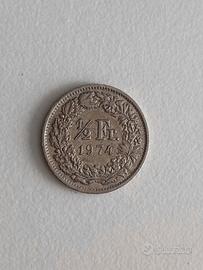 Lotto 13 monete (Franco Svizzero) dal 1944 al 2001