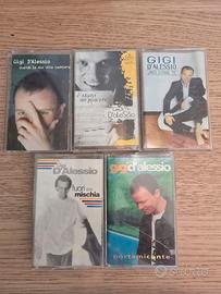 Lotto musicassette Gigi D'alessio 