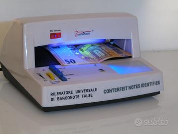 Verifica banconote false tramite ultravioletto