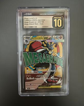 Mega Lucario ex 228/193 - CGC Pristine 10