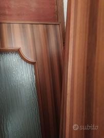 Porte interne in legno, in noce