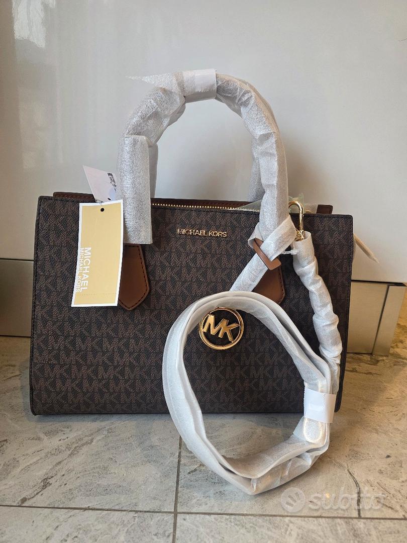 Oro Michael Kors Ricambi Borse Borsa Michael Kors Color Marrone