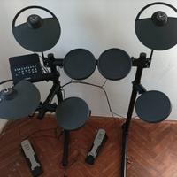 Batteria elettronica Yamaha DTX400K pad pedali