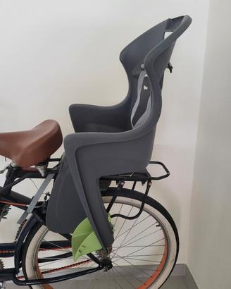 Seggiolino bici posteriore per portapacchi