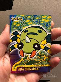 Pokemon card spinark 167 coleottero veleno 2001