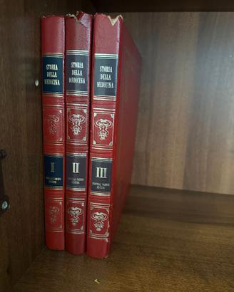 STORIA DELLA MEDICINA IN 3 VOLUMI - FRATELLI FABBR