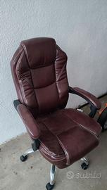 Sedia poltroncina imbottita ergonomica scrivania
