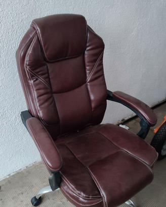 Sedia poltroncina imbottita ergonomica scrivania