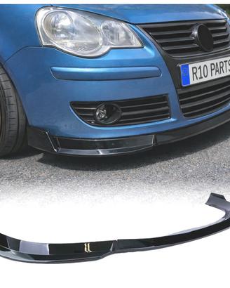 SPOILER LIP VOLKSWAGEN VW POLO 9N3 05-09 NERO LUCI