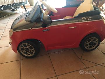 Fiat 500 PEG-Perego rossa  grigia km zero