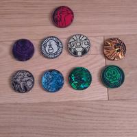 Lotto 9 monete Pokémon 