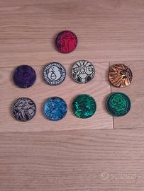 Lotto 9 monete Pokémon 