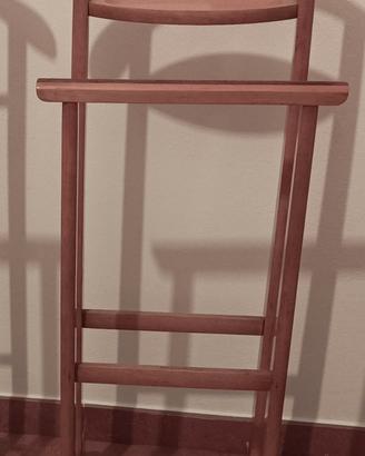 servomuto vintage anni '50 o '60 in legno chiaro