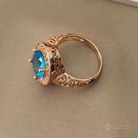 anello vintage imperiale in oro Elegantissima arge