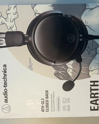 Audio-Technica GL3 Cuffie da Gaming - Colore Nero