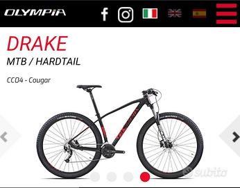 MTB Olimpia Drake, Ruote 29, taglia L