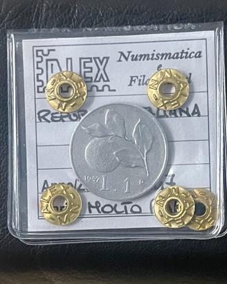 1 lire arancia 1947 R2