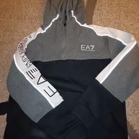 felpa con cappuccio EA7 felpata L 