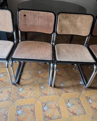 SET 4 sedie modello  tipo  "Cesca" di Marcel Breur