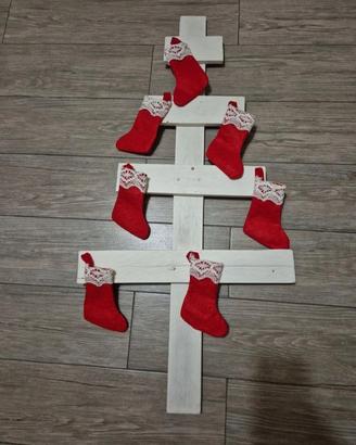 Albero natale in legno