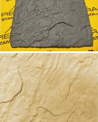 STAMPO intonaco stampato FINTA PIETRA roccia muro
