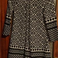 vestito donna manica 3/4, piega davanti, taglia un