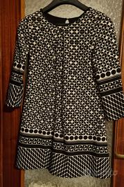 vestito donna manica 3/4, piega davanti, taglia un