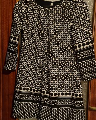 vestito donna manica 3/4, piega davanti, taglia un