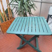 tavolo da giardino pieghevole 76 cm x 76 cm