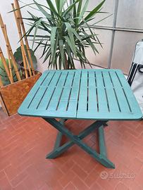 tavolo da giardino pieghevole 76 cm x 76 cm