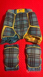 Pantaloncini paracoccige parafianchi e ginocchiere