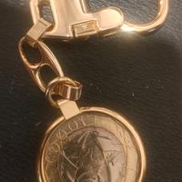 1000 lire 1997 con portachiavi dorato