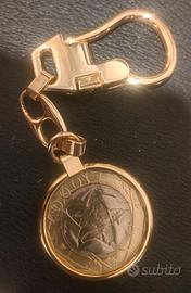 1000 lire 1997 con portachiavi dorato