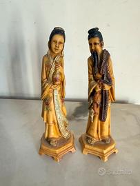 COPPIA STATUINE ORIENTALI