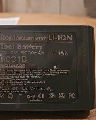 batteria aspirapolvere Dyson