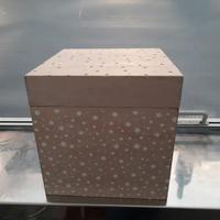 Scatola legno Portagioie cm 14x14x14,3