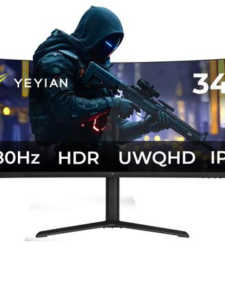 YEYIAN Elysium34 Monitor Gamer Curvo IPS 34 180Hz