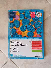 Reazioni, metabolismo e geni. Edizione Blu.