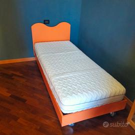 letto+materasso Memory sfoderabile 